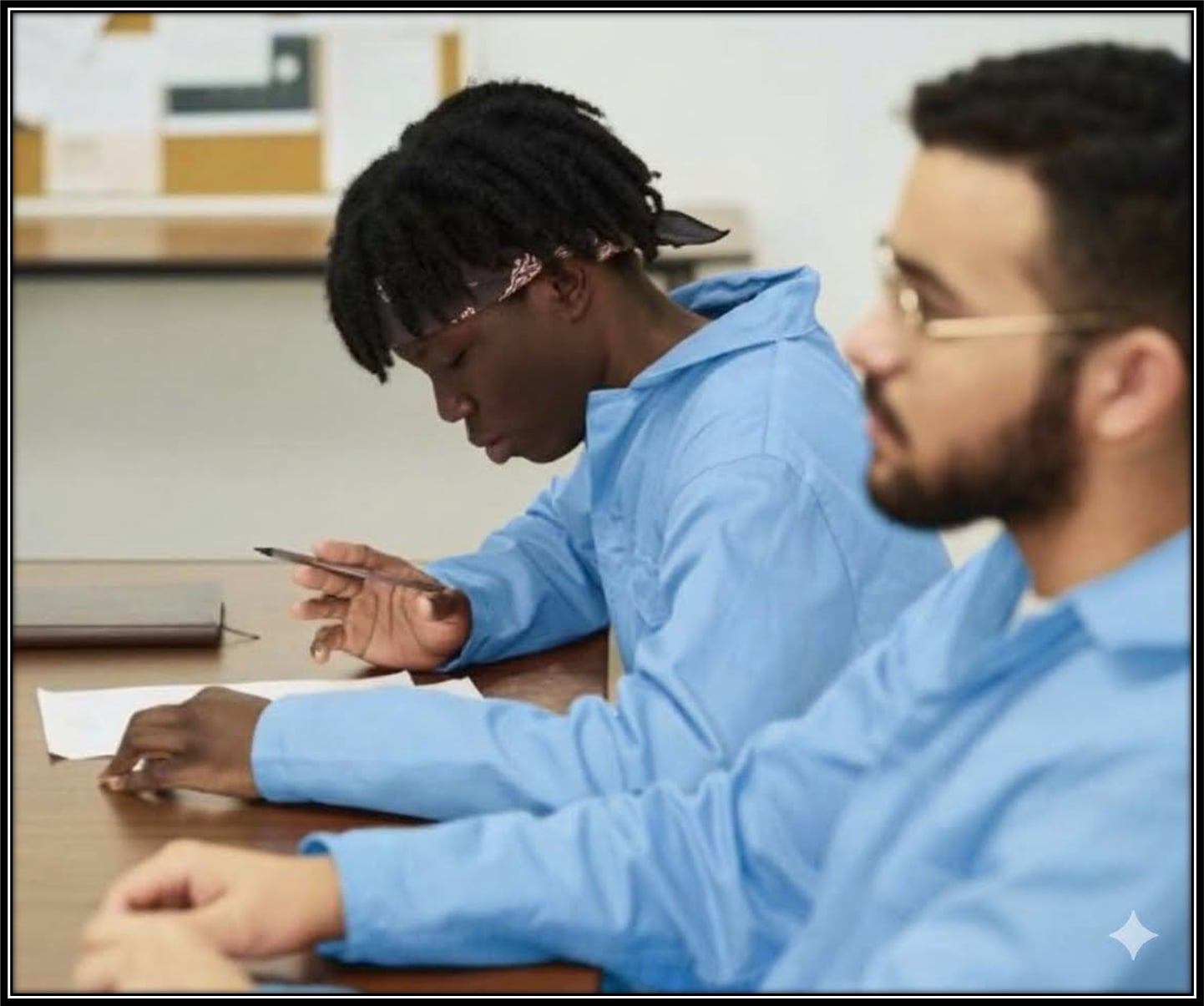 Student receiving academic support